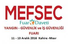 MEFSEC ORTADOĞU YANGIN , GÜVENLİK ve İŞ GÜVENLİĞİ FUARI